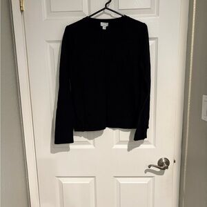 J. Crew Black Long Sleeve Sweatshirt